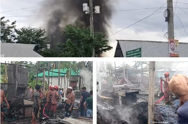 ফায়ার স্টেশন নাই, প্রতিনিয়ত ক্ষতিগ্রস্ত ভূরুঙ্গামারী: আজ অগ্নিকাণ্ডে তুলার মিলে ৪০ লাখ টাকা ক্ষতি