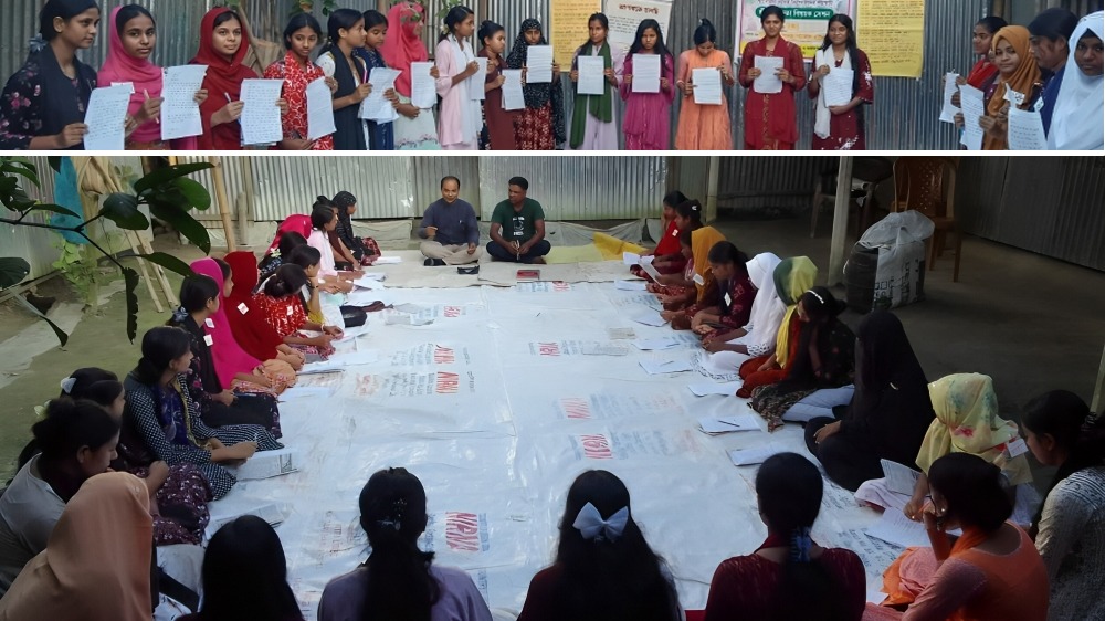 ভূরুঙ্গামারীতে ব্র্যাকের স্বপ্ন সারথি দলের ২৫তম সেশন: বাল্যবিবাহ প্রতিরোধে কিশোরীদের উদ্যোগ