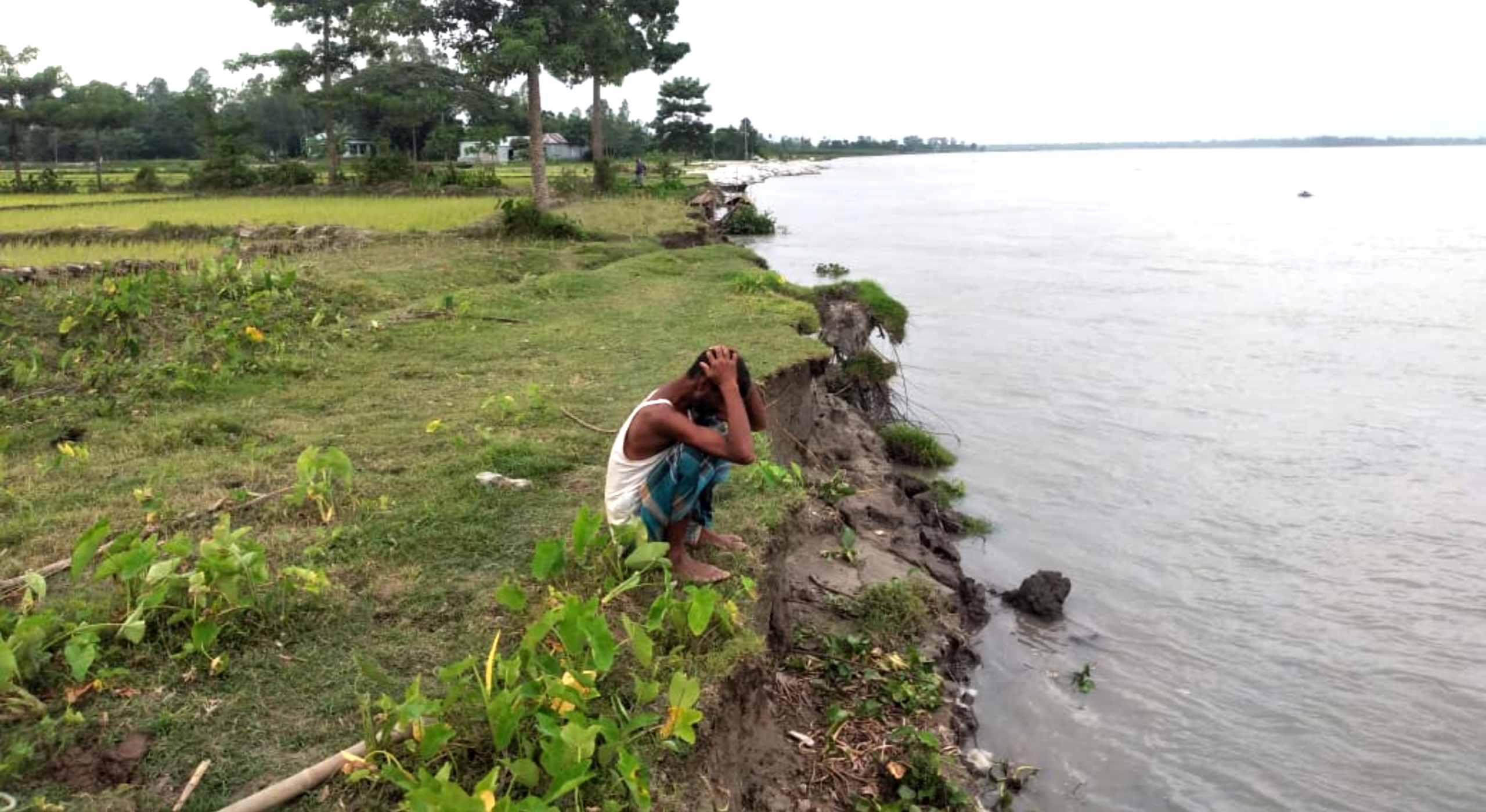 কুড়িগ্রামের উলিপুরে তীব্র নদী ভাঙন, ঝুঁকিতে শতাধিক পরিবার