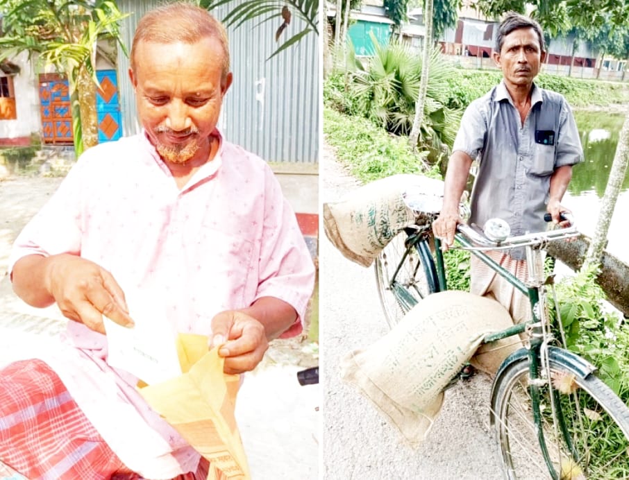 রাজারহাটে নিয়ম বহির্ভূত খাদ্যবান্ধব কর্মসূচীর চাল বিতরণ