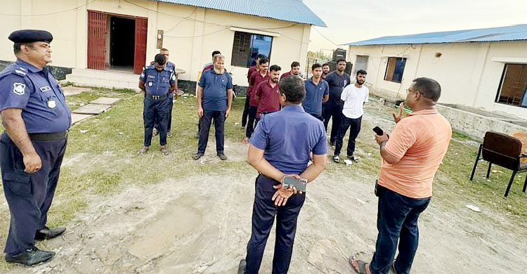 মওলানা ভাসানী সেতুতে অস্থায়ী পুলিশ ক্যাম্প চালু