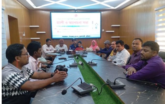 অপ্রাপ্তবয়স্কদের হাতে মোটরসাইকেল না, ভূরুঙ্গামারীতে জাতীয় নিরাপদ সড়ক দিবস পালন