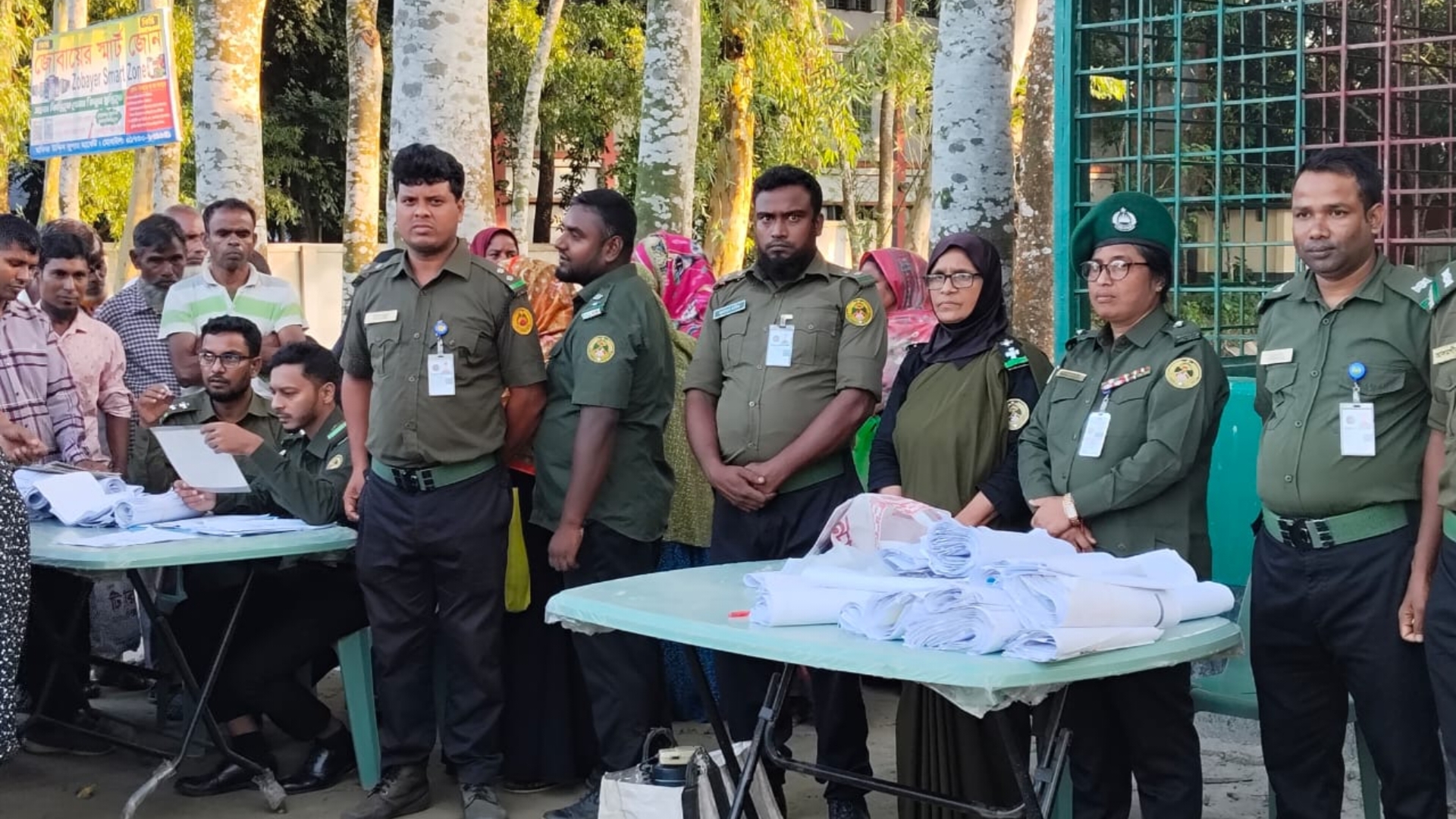 উলিপুরে জাতীয় সংসদ নির্বাচনে নিরাপত্তার দায়িত্বে আনসার সদস্য যাচাই-বাছাই কার্যক্রম সম্পন্ন