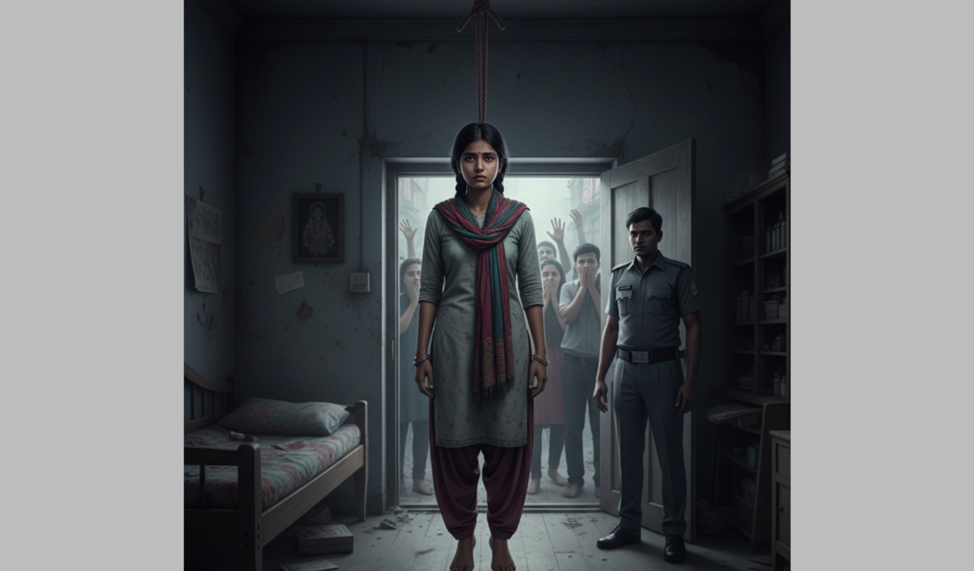 গলায় ওড়না পেঁচিয়ে স্কুলছাত্রীর আত্মহত্যা