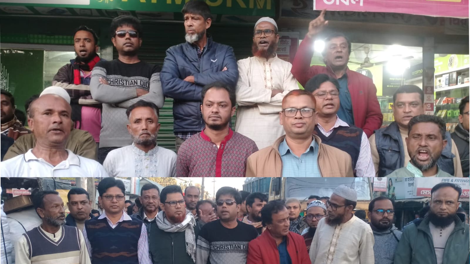 হাদির উপর গুলির ঘটনার প্রতিবাদে ভূরুঙ্গামারীতে বিএনপির বিক্ষোভ মিছিল ও প্রতিবাদ